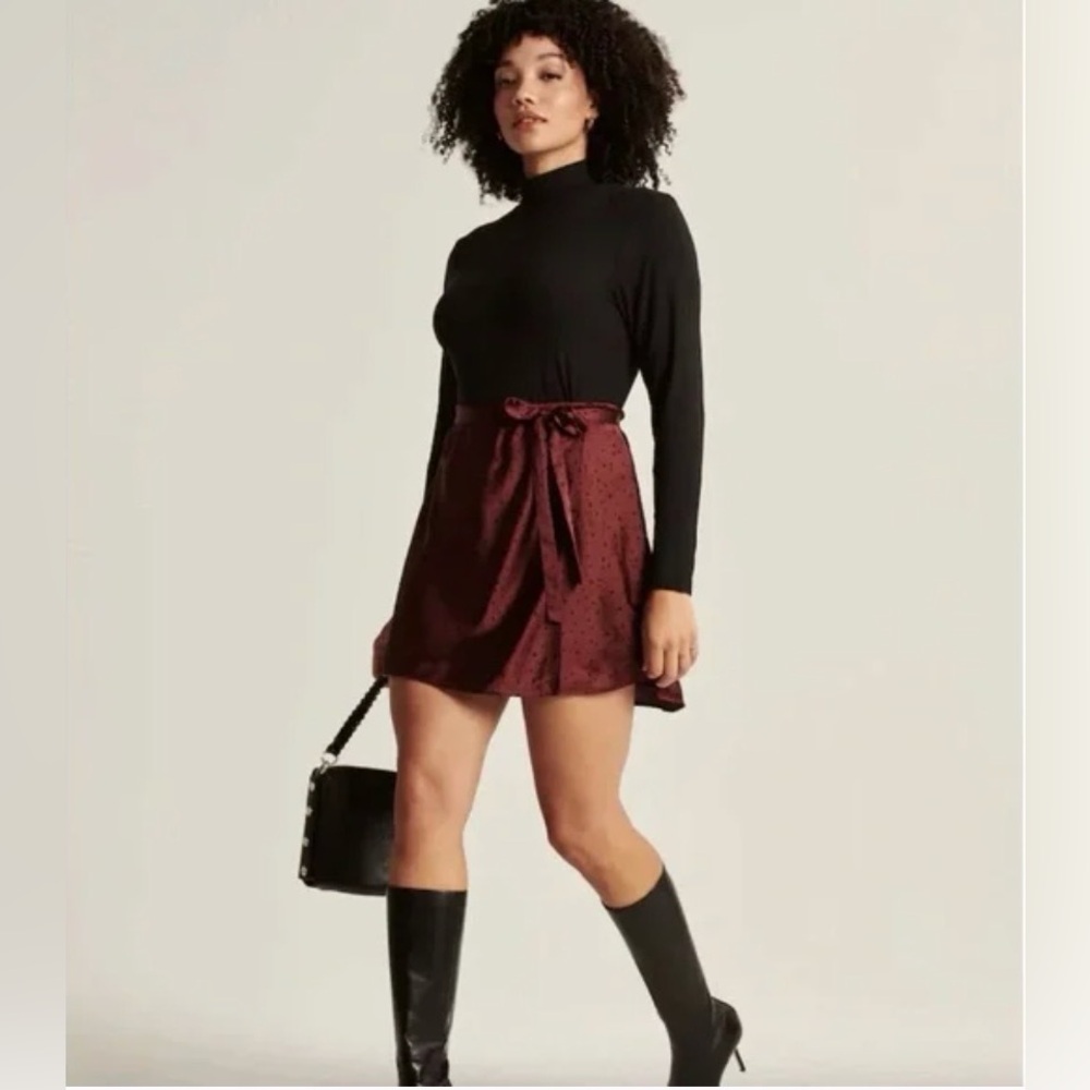 Abercrombie & Fitch Satin Skirt